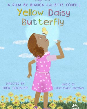 11. Yellow Daisy Butterfly Poster