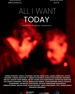 8. All I Want Today Poster